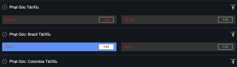 Kết hợp bắt kèo live góc và tài xỉu