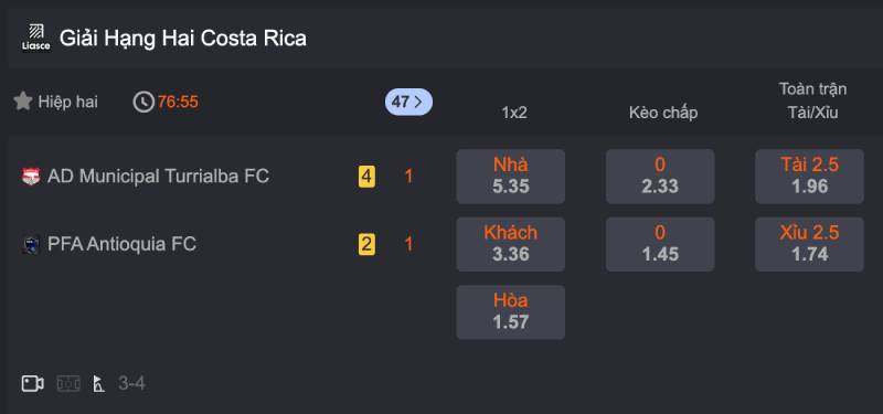 Kết hợp bắt kèo live hiệp 1 và tài xỉu