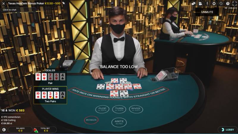 Luật chơi Texas Hold'em Bonus Poker